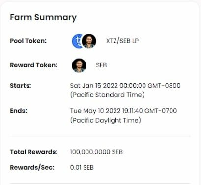 SEB Farm Specifications